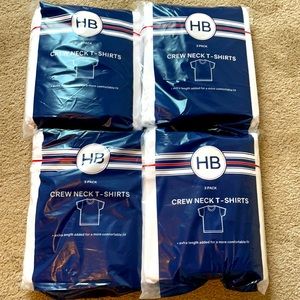 NWT - 4 packs white t-shirts 3XLT